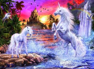 Пазл Ravensburger Unicorns by the river, 14873, 1000 д. цена и информация | Пазлы | pigu.lt