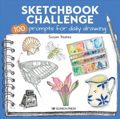 Sketchbook Challenge: 100 Prompts for Daily Drawing kaina ir informacija | Knygos apie meną | pigu.lt