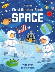 First Sticker Book Space UK kaina ir informacija | Knygos mažiesiems | pigu.lt