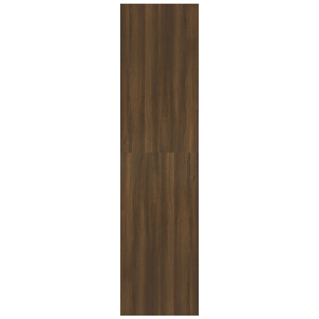 Drabužių spinta, Apdirbta mediena, 100x50x200cm, ruda ąžuolo spalva kaina ir informacija | Spintos | pigu.lt