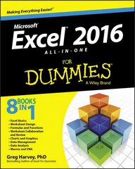 Excel 2016 All-In-One For Dummies kaina ir informacija | Ekonomikos knygos | pigu.lt