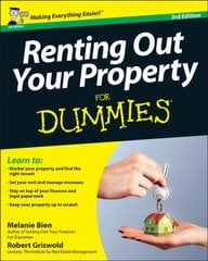 Renting Out Your Property For Dummies 3rd edition 3rd Edition, UK Edition kaina ir informacija | Saviugdos knygos | pigu.lt
