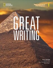 Great Writing Level 1 Student Book 5th Edition цена и информация | Пособия по изучению иностранных языков | pigu.lt