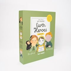 Little People, BIG DREAMS: Earth Heroes: 3 books from the best-selling series! Jane Goodall - Greta Thunberg - David   Attenborough цена и информация | Книги для самых маленьких | pigu.lt