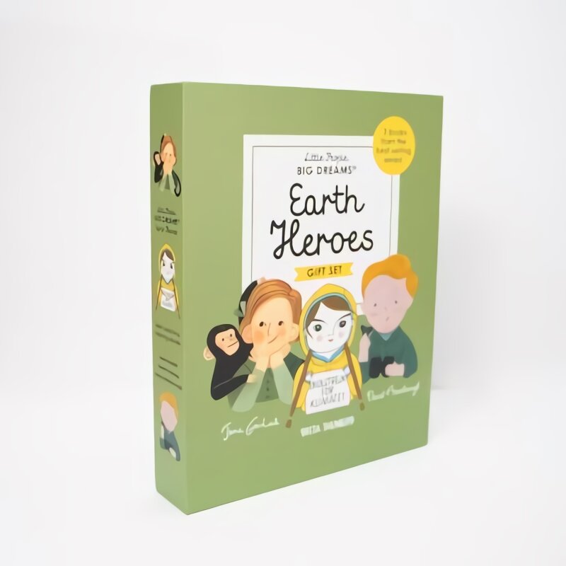 Little People, BIG DREAMS: Earth Heroes: 3 books from the best-selling series! Jane Goodall - Greta Thunberg - David Attenborough цена и информация | Knygos mažiesiems | pigu.lt