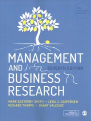 Management and Business Research 7th Revised edition kaina ir informacija | Ekonomikos knygos | pigu.lt