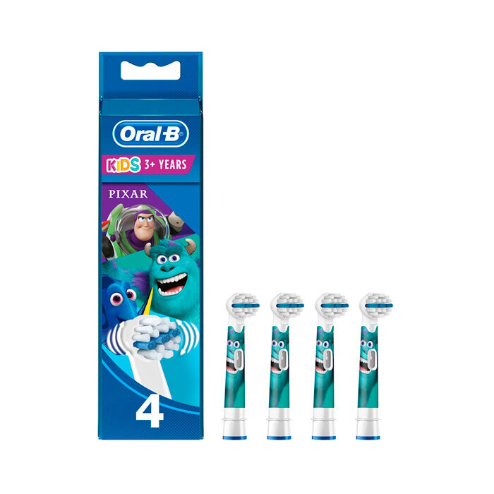 Elektrinio dantų šepetėlio galvutė vaikams Oral-B pixar kids, 4vnt. kaina ir informacija | Dantų šepetėliai, pastos | pigu.lt