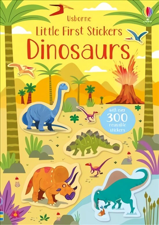 Little First Stickers Dinosaurs цена и информация | Knygos paaugliams ir jaunimui | pigu.lt