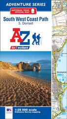 SW Coast Path Dorset Adventure Atlas 2nd Revised edition kaina ir informacija | Kelionių vadovai, aprašymai | pigu.lt