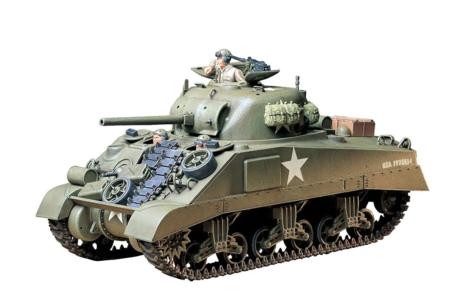 Tamiya JAV vidutinis tankas M4 Sherman Color цена и информация | Žaislai berniukams | pigu.lt