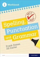 Get It Right: KS3; 11-14: Spelling, Punctuation and Grammar workbook 1: With all you need to know for your 2021 assessments kaina ir informacija | Knygos paaugliams ir jaunimui | pigu.lt
