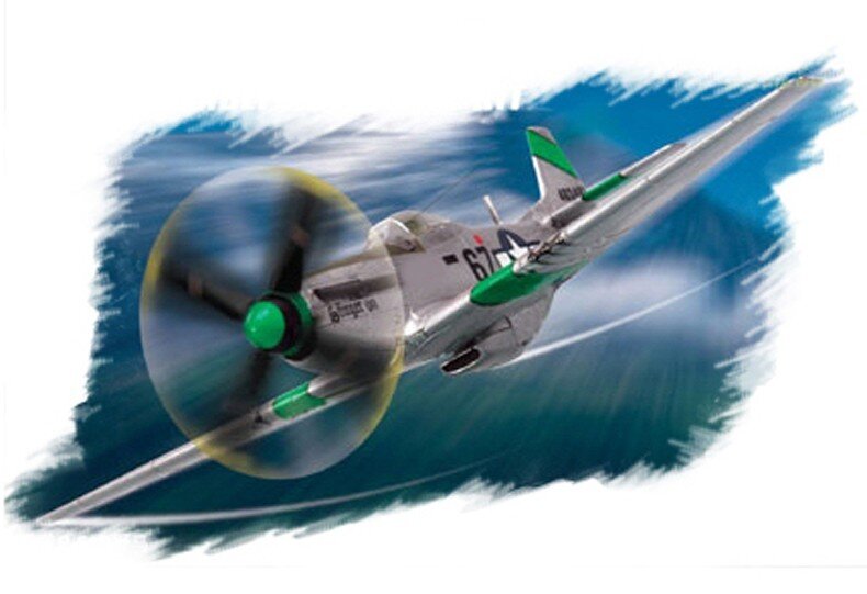 Hobby Boss Plastikinis modelis P-51D Mustang IV kaina ir informacija | Kolekciniai modeliukai | pigu.lt