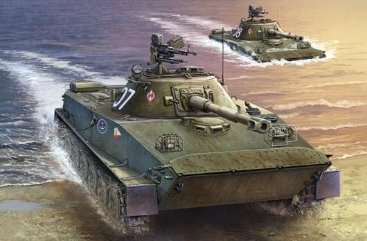 Klijuojamas modelis Trumpeter PT-76B Light Amphibious kaina ir informacija | Klijuojami modeliai | pigu.lt