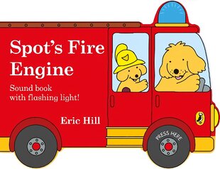 Spot's Fire Engine: shaped book with siren and flashing light! kaina ir informacija | Knygos mažiesiems | pigu.lt