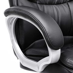 Juoda dirbtinės odos biuro kėdė SONGMICS OBG24B kaina ir informacija | Biuro kėdės | pigu.lt