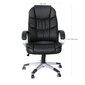Juoda dirbtinės odos biuro kėdė SONGMICS OBG24B kaina ir informacija | Biuro kėdės | pigu.lt