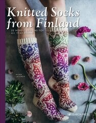 Knitted Socks from Finland: 20 Nordic Designs for All Year Round цена и информация | Книги о питании и здоровом образе жизни | pigu.lt