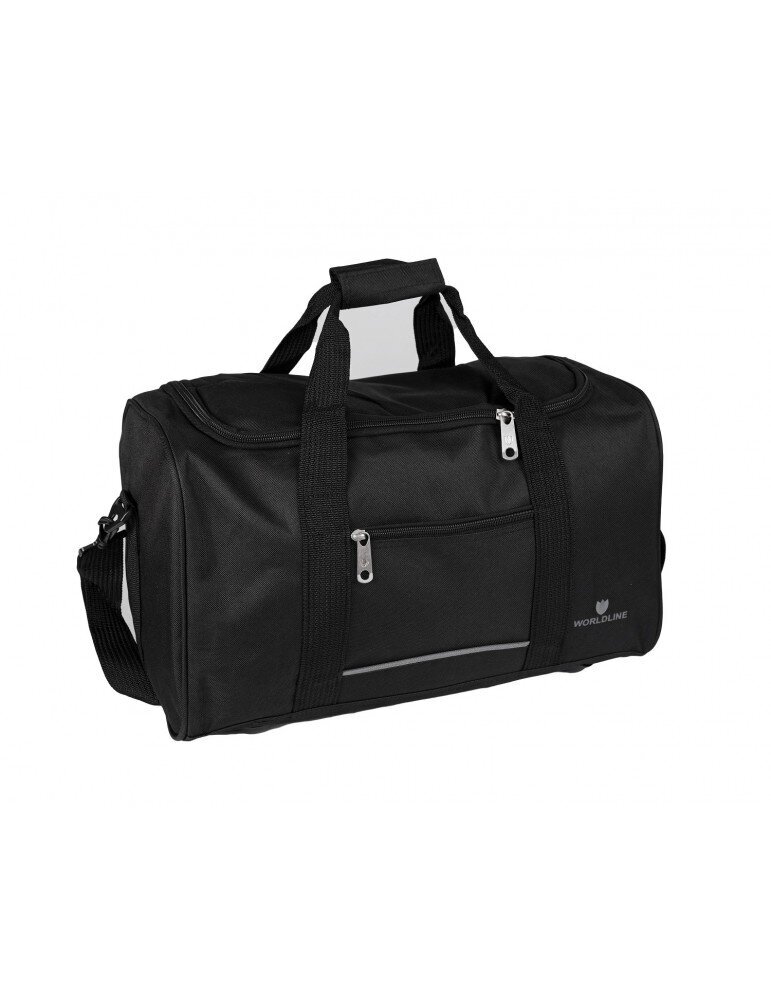 Kelioninis krepšys Airtex 858/45, juodas kaina ir informacija | Lagaminai, kelioniniai krepšiai | pigu.lt