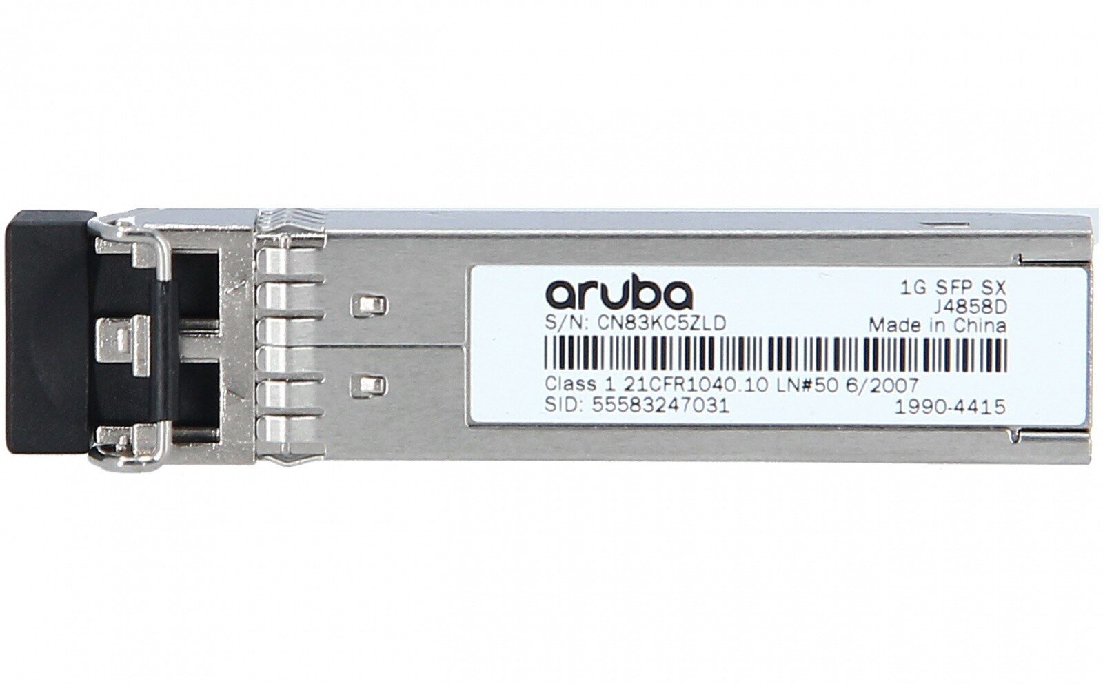 Siųstuvas-imtuvas Aruba 1G SFP LC SX 500m MMF XCVR J4858D kaina ir informacija | FM moduliatoriai | pigu.lt