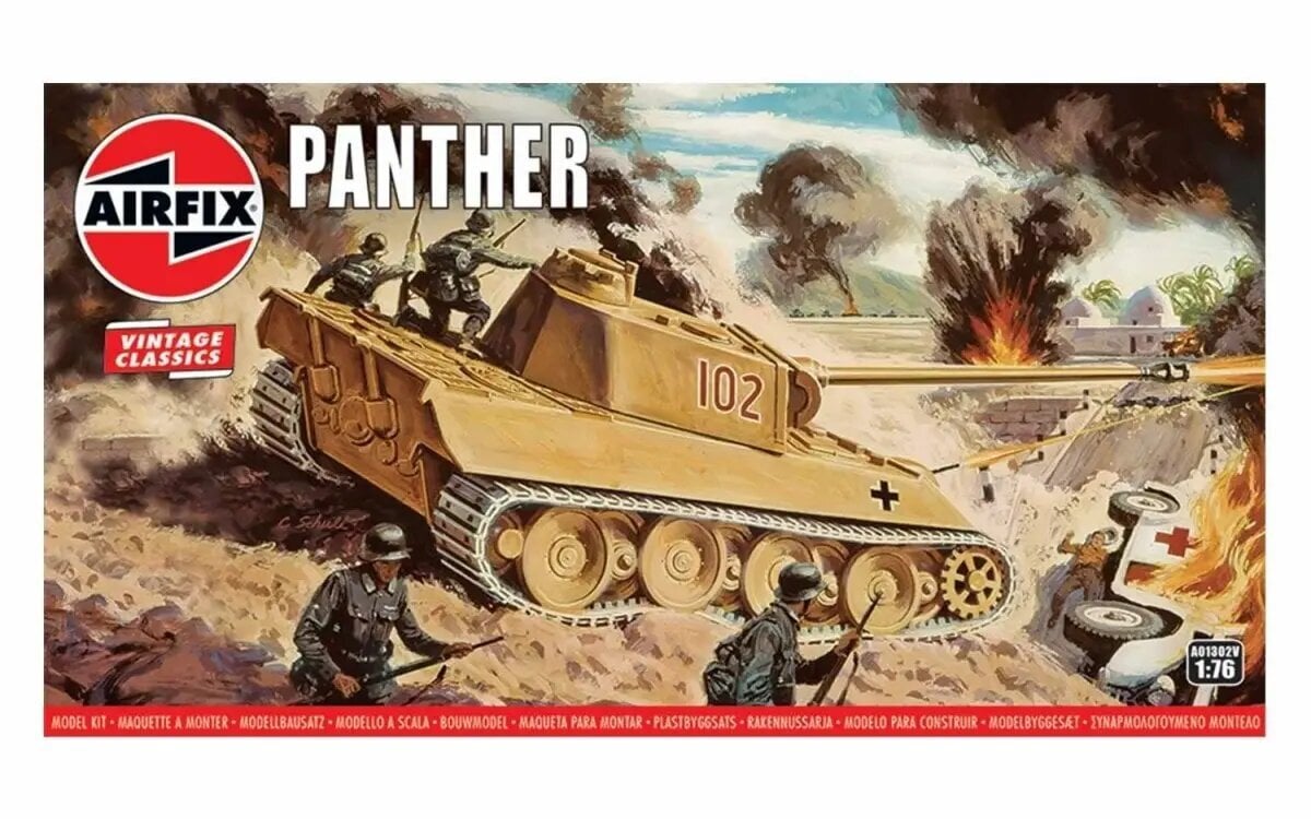 Plastikinis modelis Airfix Panther Tank kaina ir informacija | Klijuojami modeliai | pigu.lt