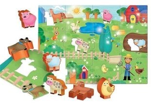 Galvosūkis Lisciani Carotina Baby Farm, 12 vnt kaina ir informacija | Lavinamieji žaislai | pigu.lt