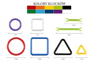 Konstruktorius Geomag, 293 vnt. kaina ir informacija | Konstruktoriai ir kaladėlės | pigu.lt