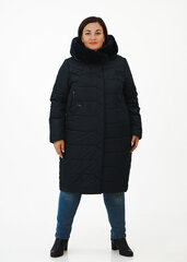 Пальто из плащевой ткани с капюшоном цена и информация | Женские пальто | pigu.lt