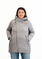Куртка на синтепоне с косой застёжкой на молнии цена и информация | Женские куртки | pigu.lt