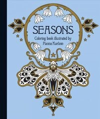 Seasons Coloring Book: Published in Sweden as Tidevarv цена и информация | Книжки - раскраски | pigu.lt