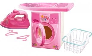 Žaislinės skalbimo mašinos ir lygintuvo komplektas Dromader, 02759 kaina ir informacija | Žaislai mergaitėms | pigu.lt