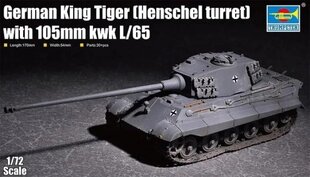 Klijuojamas modelis Trumpeter King Tiger 105 mm kWh kaina ir informacija | Klijuojami modeliai | pigu.lt