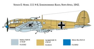 Italeri plastikinis modelis Heinkel He 111H Battle of Britain 80th kaina ir informacija | Kolekciniai modeliukai | pigu.lt