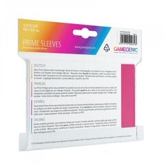 Gamegenic Gamegenic: Prime CCG Sle eves 66x91mm Pink 100s цена и информация | Настольные игры, головоломки | pigu.lt