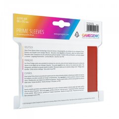 Gamegenic Gamegenic: Prime CCG Sle eves 66x91mm Red 100 sz цена и информация | Настольные игры, головоломки | pigu.lt