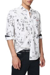 Desigual vyriški marškinėliai ilgomis rankovėmis Ehud kaina ir informacija | Vyriški marškiniai | pigu.lt