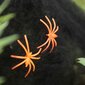 Helovyno dekoracija tinklas juodas 60 gramų, 2 vorai oranžiniai kaina ir informacija | Dekoracijos šventėms | pigu.lt