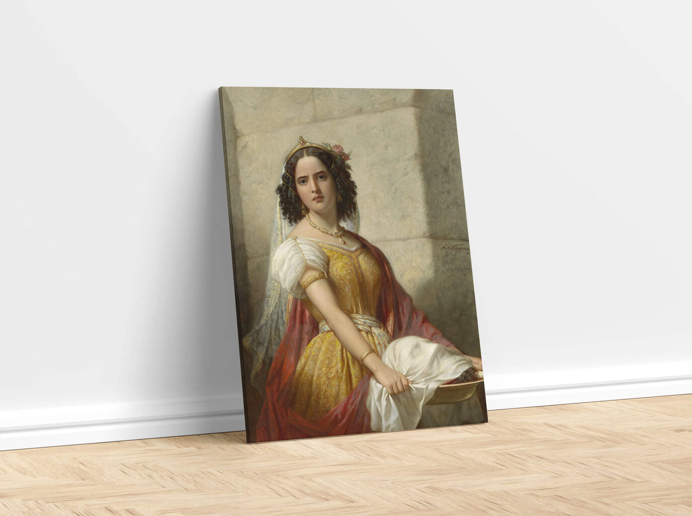 Reprodukcija Salome with the Head of John the Baptist (Jan Adam Kruseman), 60x50 cm kaina ir informacija | Reprodukcijos, paveikslai | pigu.lt