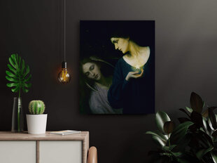 Reprodukcija Night and Her Daughter Sleep (Mary L. Macomber), 60x50 cm kaina ir informacija | Reprodukcijos, paveikslai | pigu.lt