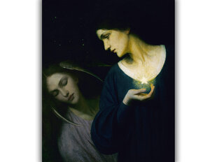 Reprodukcija Night and Her Daughter Sleep (Mary L. Macomber), 80x65 cm kaina ir informacija | Reprodukcijos, paveikslai | pigu.lt