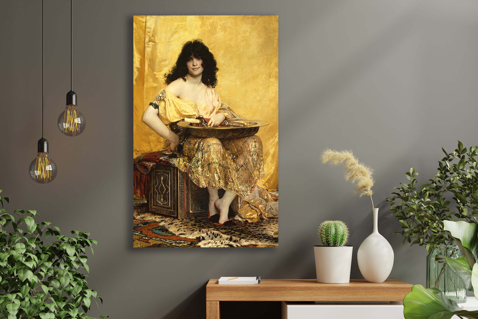 Reprodukcija Salome (Henri Regnault), 100x60 cm kaina ir informacija | Reprodukcijos, paveikslai | pigu.lt