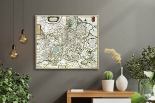 Картина Карта Великого княжества Литовского (1684), 40х35 см цена и информация | Репродукции, картины | pigu.lt