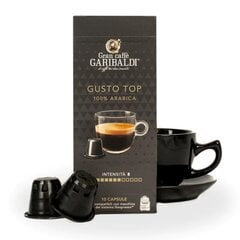 Kavos kapsulės Gran Caffe Garibaldi - Gusto Top, Nespresso® aparatams, 50 vnt. kaina ir informacija | Kava, kakava | pigu.lt