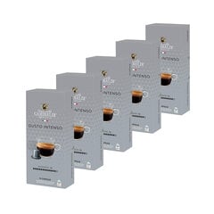 Kavos kapsulės Gran Caffe Garibaldi - Gusto Intenso, Nespresso® aparatams, 50 vnt. kaina ir informacija | Kava, kakava | pigu.lt