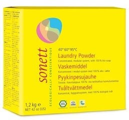 Sonett skalbimo milteliai, 1,2 kg kaina ir informacija | SONETT Virtuvės, buities, apyvokos prekės | pigu.lt