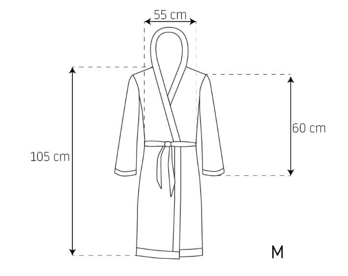 Chalatas unisex Tutumi kaina ir informacija | Chalatai moterims | pigu.lt