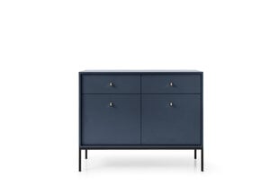 Komoda AKL Furniture Mono MKSZ104, mėlyna kaina ir informacija | Komodos | pigu.lt