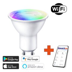 LED lemputė Smart Home GU10 Wi-Fi kaina ir informacija | Elektros lemputės | pigu.lt