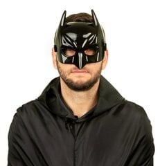 Маска на Хэллоуин Бэтмен, черная, 18 х 16,5 см цена и информация | Карнавальные костюмы | pigu.lt