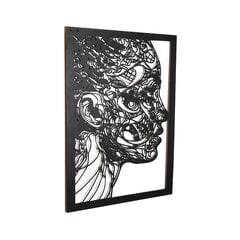 3D metalinė sienos dekoracija Face 85x60cm kaina ir informacija | Reprodukcijos, paveikslai | pigu.lt