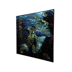 Metalinis rankų darbo paveikslas Mermaid 90x90cm kaina ir informacija | Reprodukcijos, paveikslai | pigu.lt